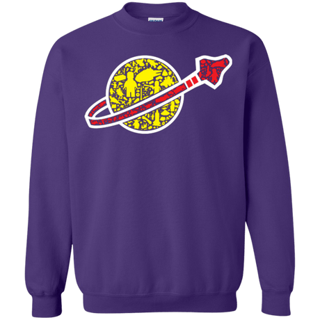 Sweatshirts Purple / Small Building in Space Crewneck Sweatshirt