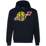 Sweatshirts Navy / Small Building in Space Premium Fleece Hoodie