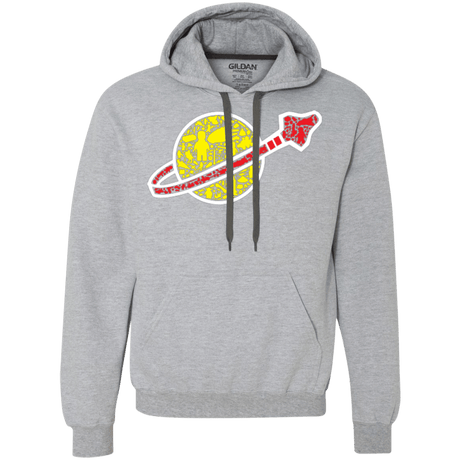 Sweatshirts Sport Grey / Small Building in Space Premium Fleece Hoodie