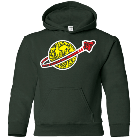Sweatshirts Forest Green / YS Building in Space Youth Hoodie