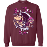 Sweatshirts Maroon / Small Bulk and Skull Show Crewneck Sweatshirt