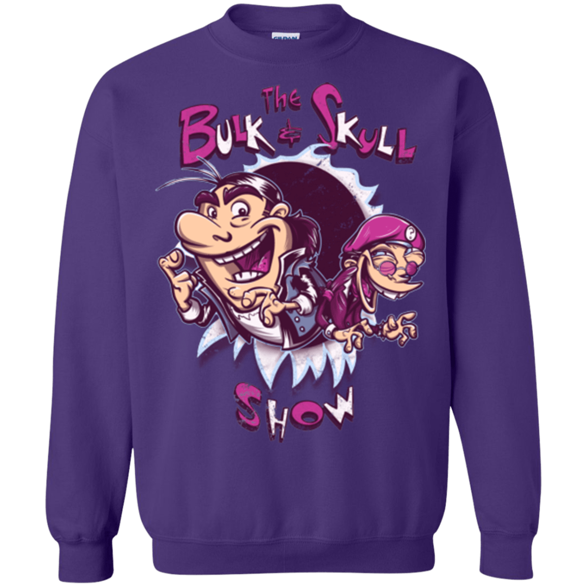 Sweatshirts Purple / Small Bulk and Skull Show Crewneck Sweatshirt