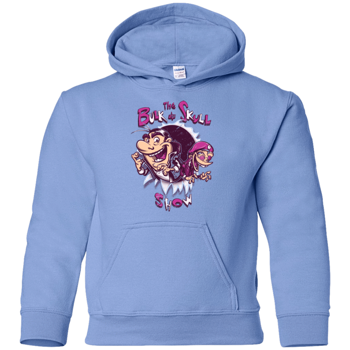 Sweatshirts Carolina Blue / YS Bulk and Skull Show Youth Hoodie