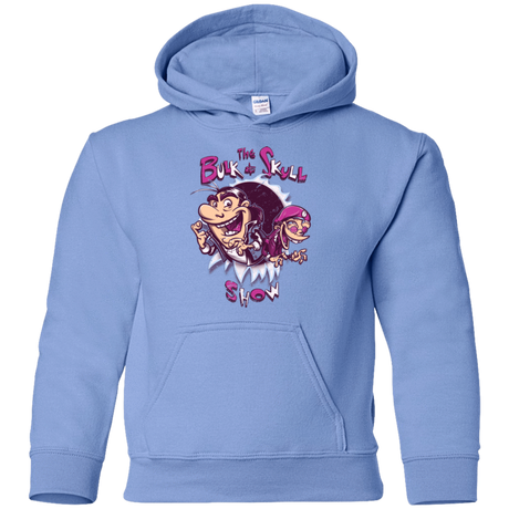 Sweatshirts Carolina Blue / YS Bulk and Skull Show Youth Hoodie