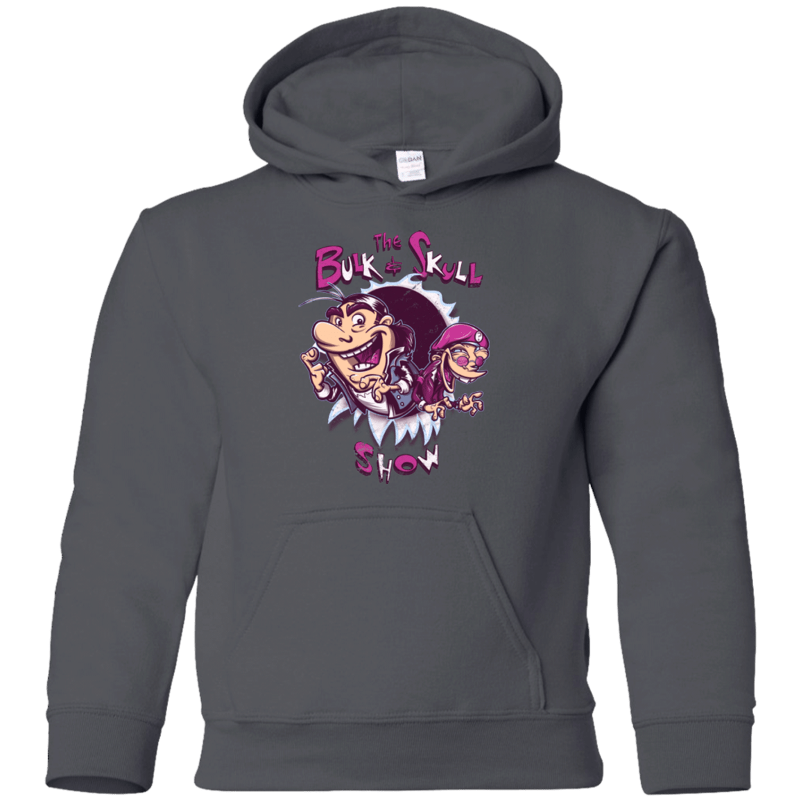 Sweatshirts Charcoal / YS Bulk and Skull Show Youth Hoodie