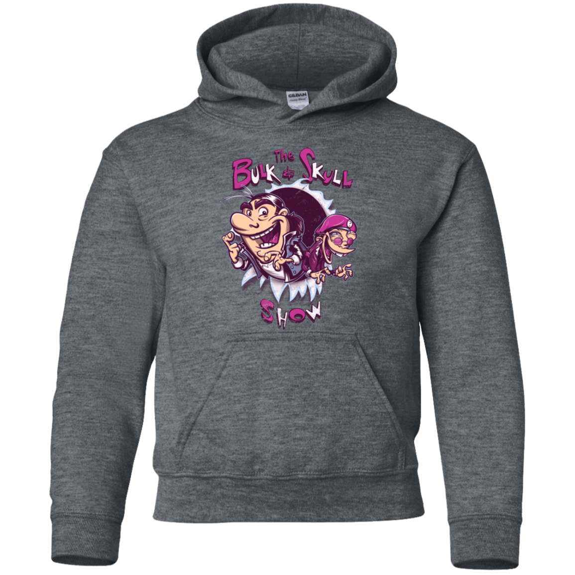 Sweatshirts Dark Heather / YS Bulk and Skull Show Youth Hoodie