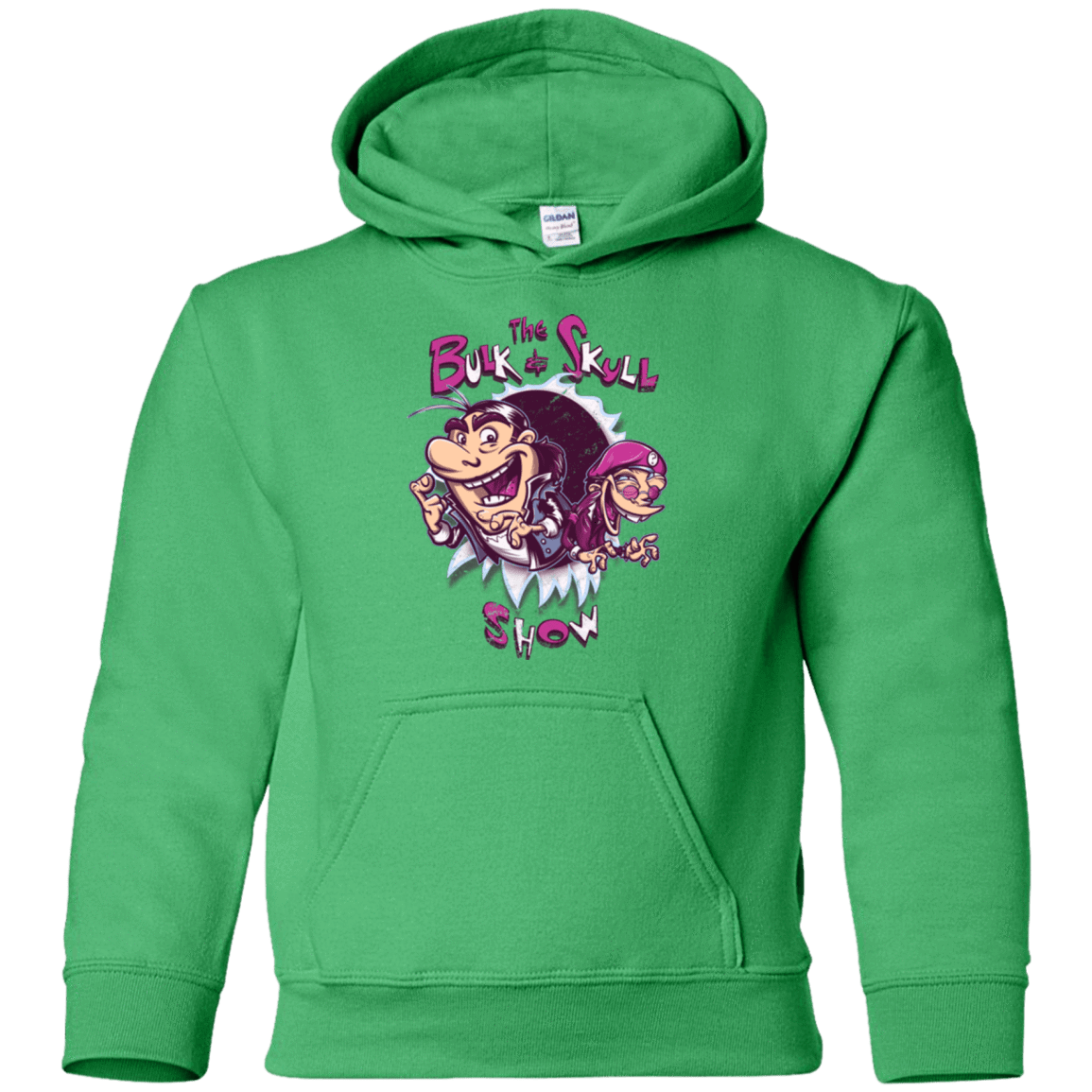 Sweatshirts Irish Green / YS Bulk and Skull Show Youth Hoodie