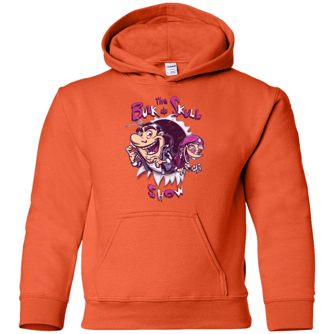 Sweatshirts Orange / YS Bulk and Skull Show Youth Hoodie