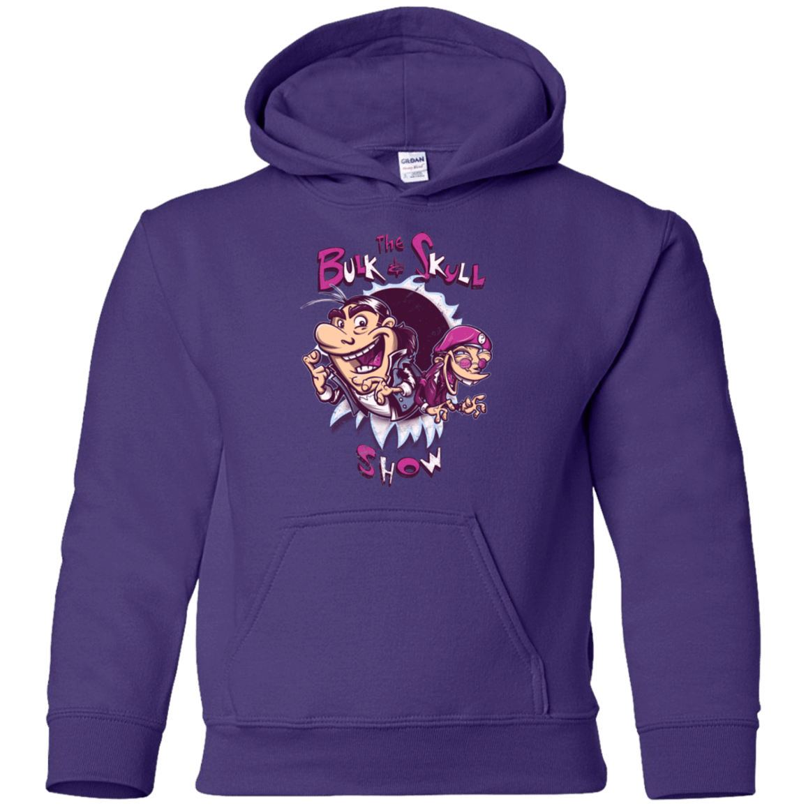 Sweatshirts Purple / YS Bulk and Skull Show Youth Hoodie