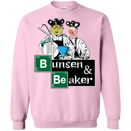 Sweatshirts Light Pink / Small Bunsen & Beaker Crewneck Sweatshirt