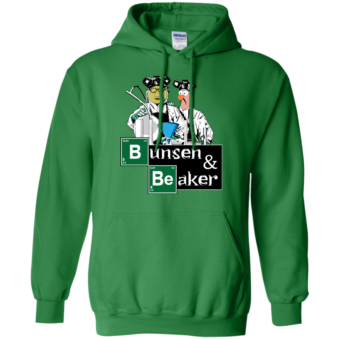Sweatshirts Irish Green / Small Bunsen & Beaker Pullover Hoodie