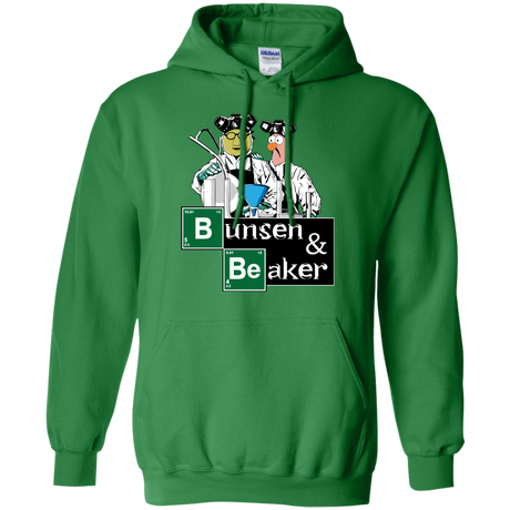 Sweatshirts Irish Green / Small Bunsen & Beaker Pullover Hoodie
