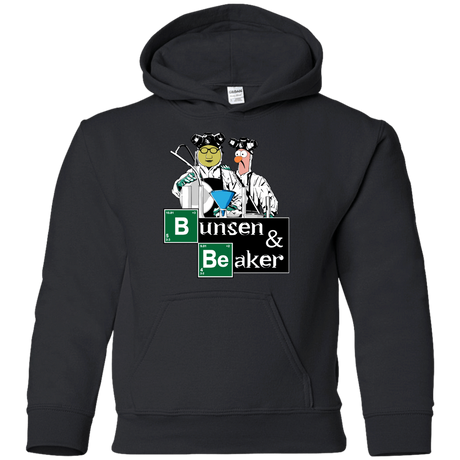 Sweatshirts Black / YS Bunsen & Beaker Youth Hoodie
