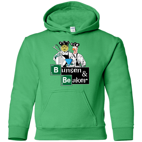Sweatshirts Irish Green / YS Bunsen & Beaker Youth Hoodie