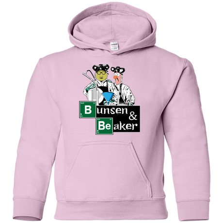 Sweatshirts Light Pink / YS Bunsen & Beaker Youth Hoodie