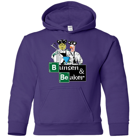 Sweatshirts Purple / YS Bunsen & Beaker Youth Hoodie
