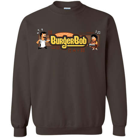 Sweatshirts Dark Chocolate / Small Burger Bob Crewneck Sweatshirt