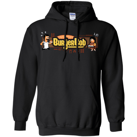 Sweatshirts Black / Small Burger Bob Pullover Hoodie