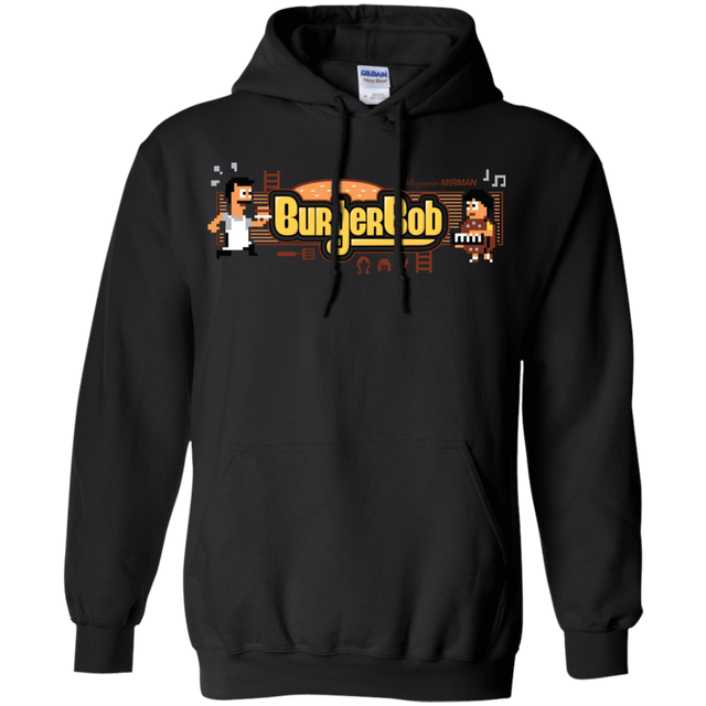 Sweatshirts Black / Small Burger Bob Pullover Hoodie