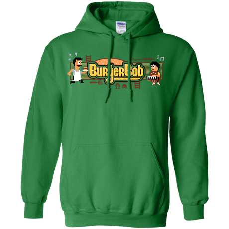 Sweatshirts Irish Green / Small Burger Bob Pullover Hoodie