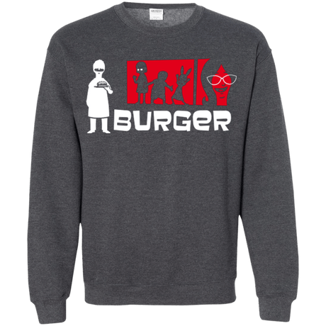 Sweatshirts Dark Heather / S Burger Crewneck Sweatshirt