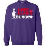 Sweatshirts Purple / S Burger Crewneck Sweatshirt