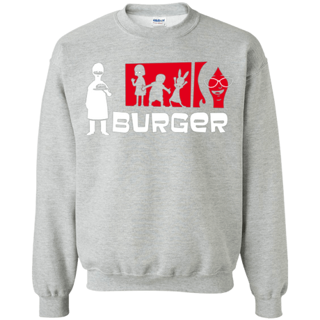 Sweatshirts Sport Grey / S Burger Crewneck Sweatshirt