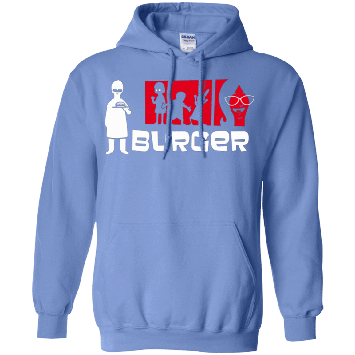 Sweatshirts Carolina Blue / S Burger Pullover Hoodie