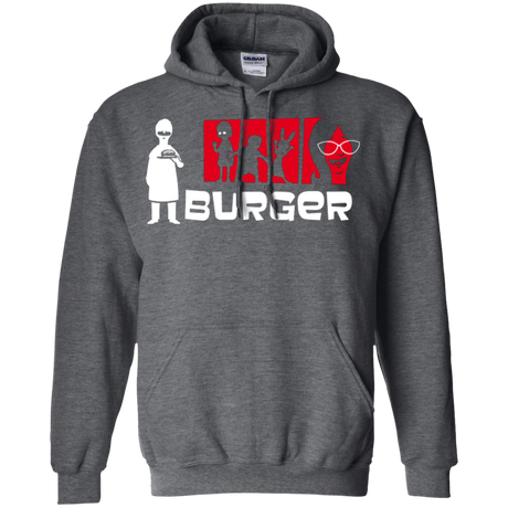 Sweatshirts Dark Heather / S Burger Pullover Hoodie