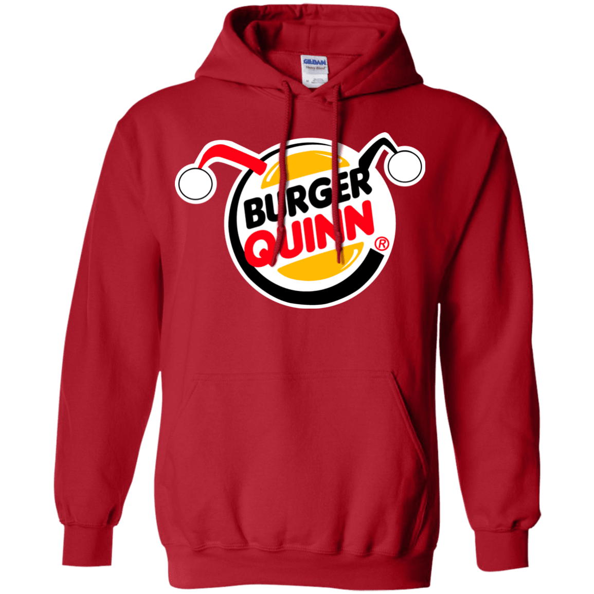 Sweatshirts Red / Small Burger Quinn Pullover Hoodie