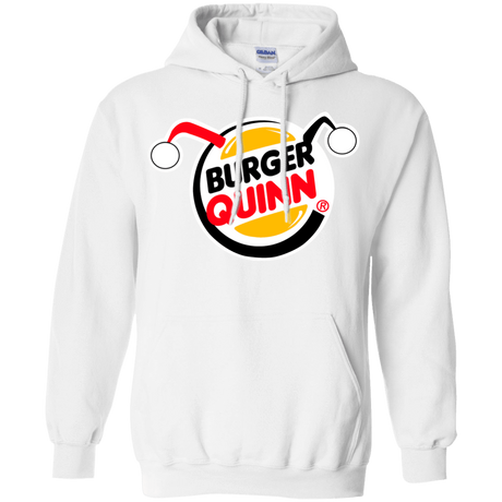 Sweatshirts White / Small Burger Quinn Pullover Hoodie