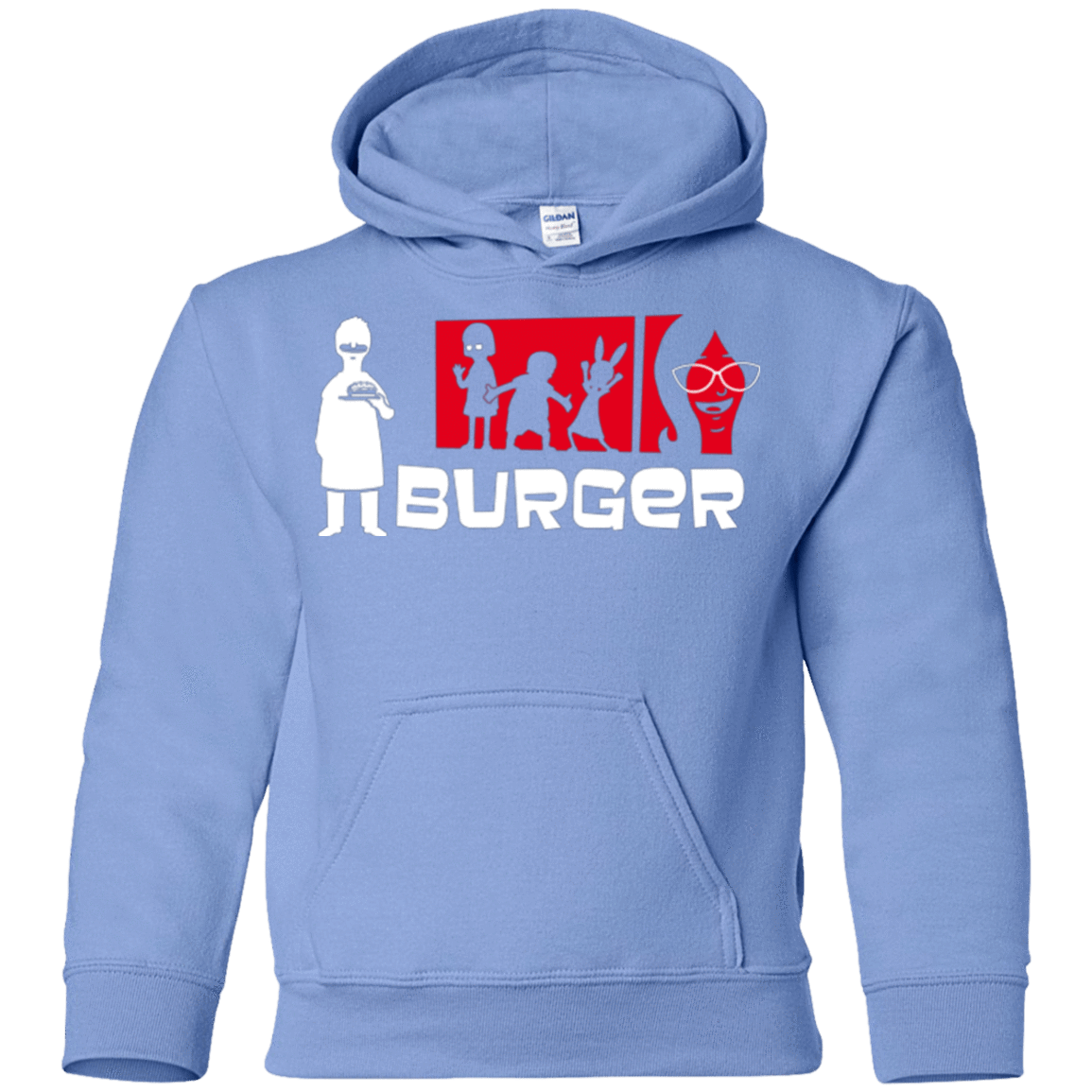 Sweatshirts Carolina Blue / YS Burger Youth Hoodie