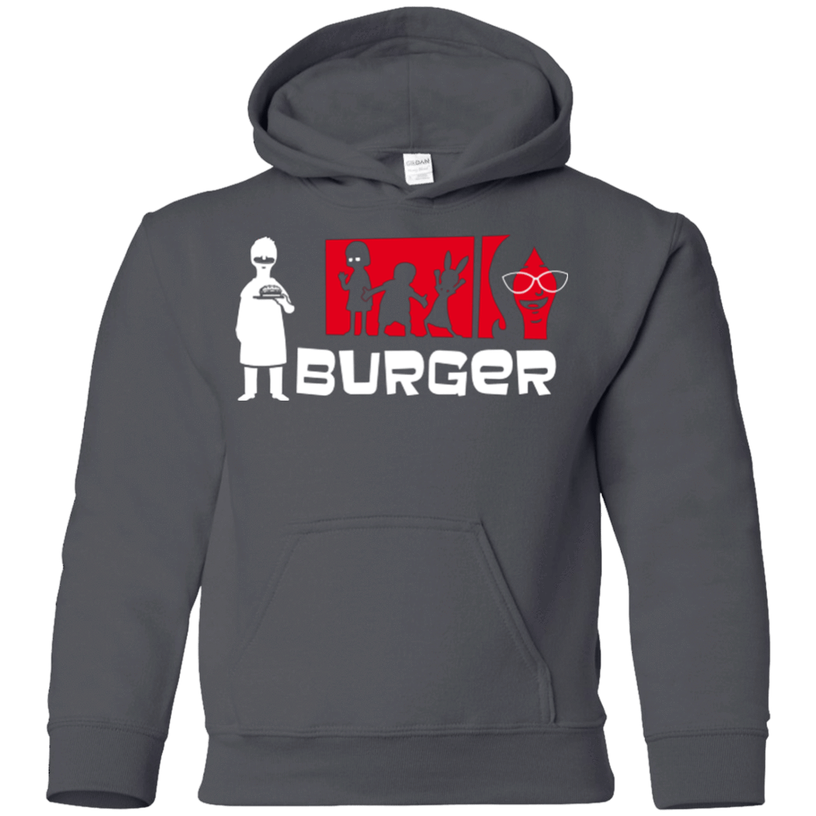 Sweatshirts Charcoal / YS Burger Youth Hoodie