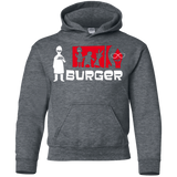 Sweatshirts Dark Heather / YS Burger Youth Hoodie