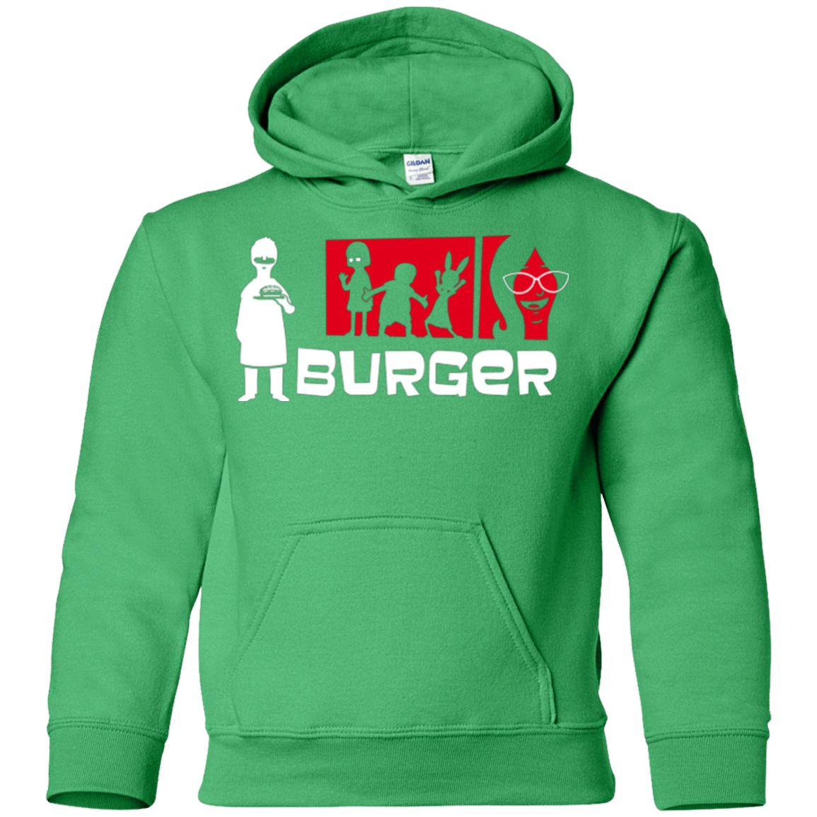 Sweatshirts Irish Green / YS Burger Youth Hoodie