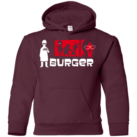 Sweatshirts Maroon / YS Burger Youth Hoodie