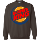 Sweatshirts Dark Chocolate / Small Burpees King Crewneck Sweatshirt