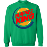 Sweatshirts Irish Green / Small Burpees King Crewneck Sweatshirt