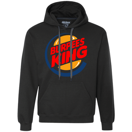 Sweatshirts Black / Small Burpees King Premium Fleece Hoodie