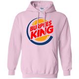 Sweatshirts Light Pink / Small Burpees King Pullover Hoodie