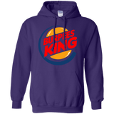 Sweatshirts Purple / Small Burpees King Pullover Hoodie