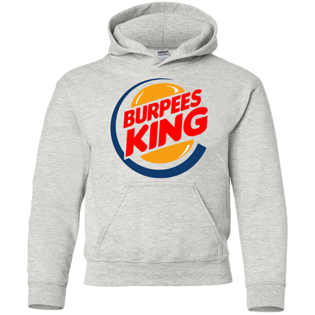 Sweatshirts Ash / YS Burpees King Youth Hoodie