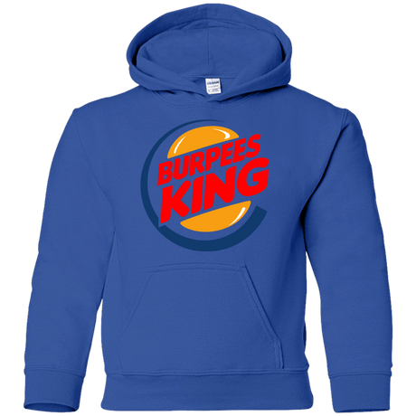 Sweatshirts Royal / YS Burpees King Youth Hoodie