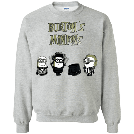 Sweatshirts Sport Grey / Small Burton's Minions Crewneck Sweatshirt