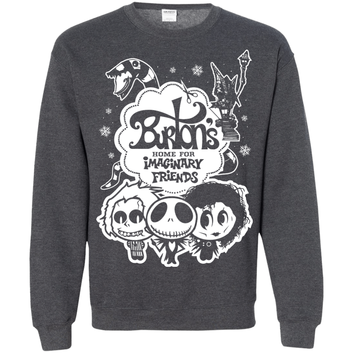 Sweatshirts Dark Heather / Small Burtons Imaginary Friends Crewneck Sweatshirt