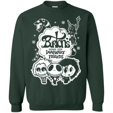 Sweatshirts Forest Green / Small Burtons Imaginary Friends Crewneck Sweatshirt