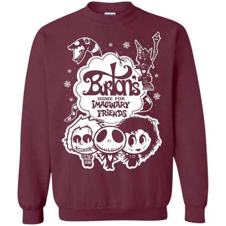Sweatshirts Maroon / Small Burtons Imaginary Friends Crewneck Sweatshirt