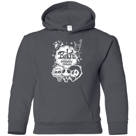 Sweatshirts Charcoal / YS Burtons Imaginary Friends Youth Hoodie
