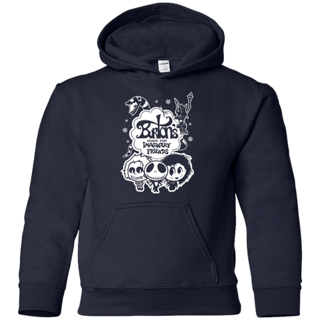 Sweatshirts Navy / YS Burtons Imaginary Friends Youth Hoodie