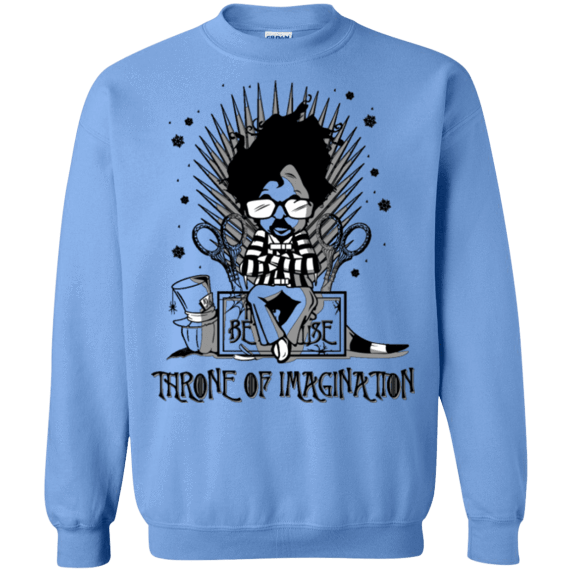 Sweatshirts Carolina Blue / Small Burtons Iron Throne Crewneck Sweatshirt